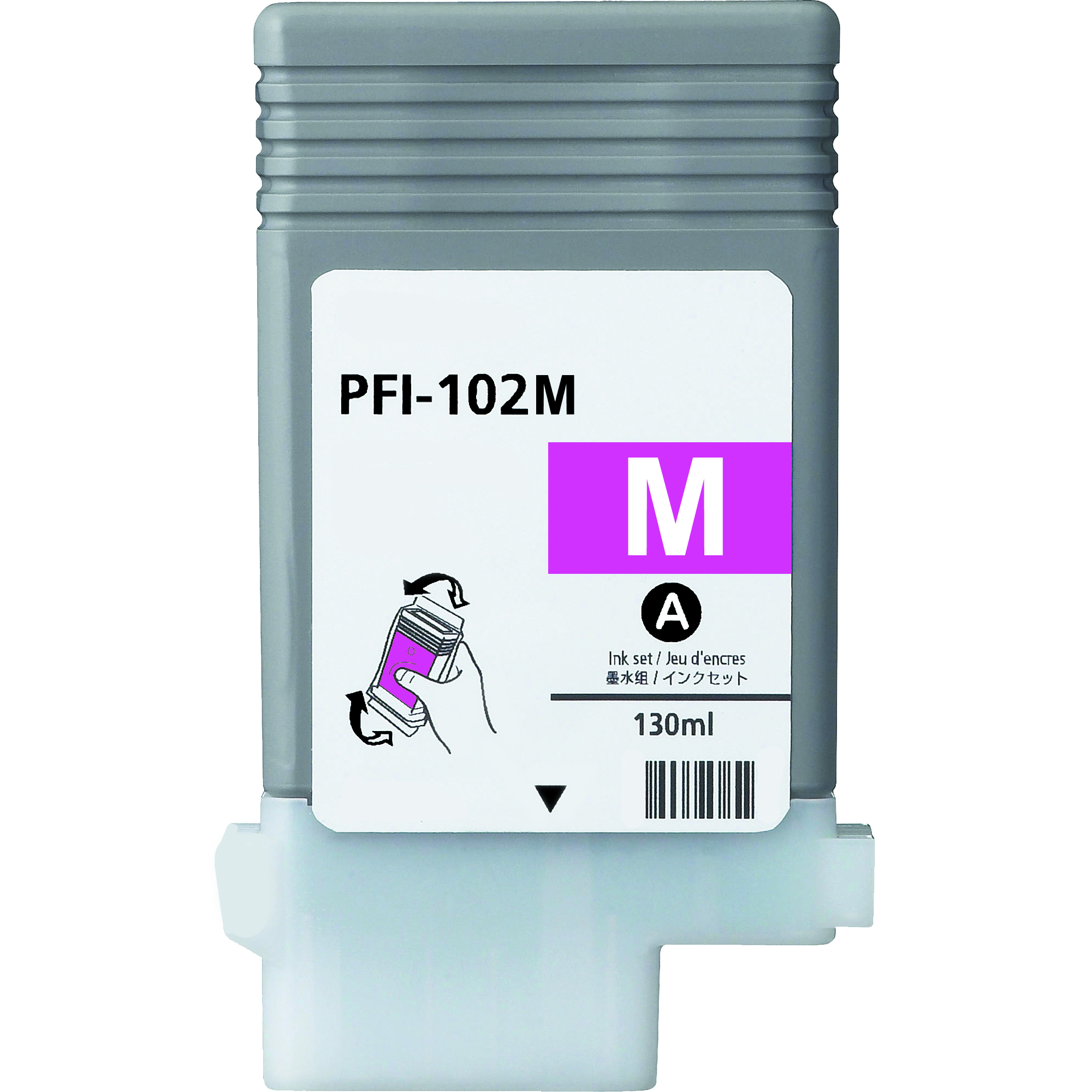 EuroToner | Canon PFI-102M Inktcartridge Magenta